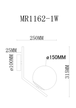 Бра MyFar Pierre MR1162-1W