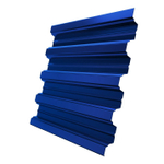 Профнастил H75 Железный Форт Pe 0,8 мм RAL 5005 сигнальный синий