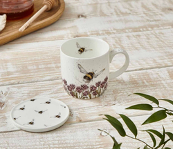 Royal Worcester Кружка Wrendale Designs 310 мл Bumble Bee с блюдцем