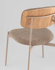 Стул Talio, коричневый, бежевые ножки