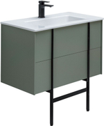 Тумба с раковиной Allen Brau Reality 1.32005.CGM 80 cement grey matt