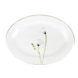 Блюдо "Sensuelle" 24,7х18х2см (фарфор) (min6) (транспортная упаковка)