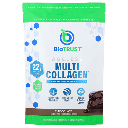 BioTRUST, Ageless Multi Collagen®, со вкусом шоколада, 261 г (9,2 унции)