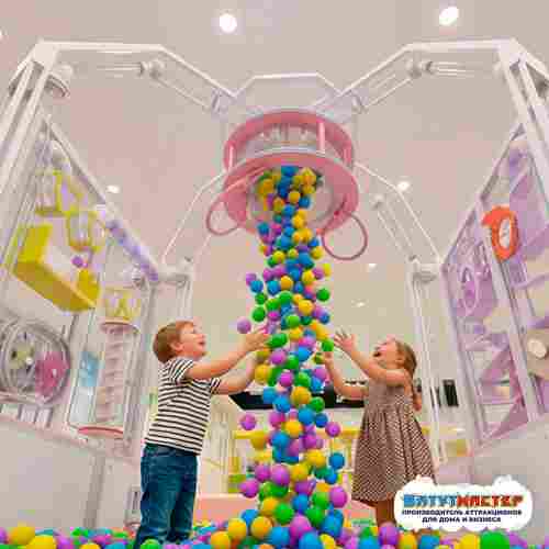 Интерактивный шаропад «Фабрика чудес», 3×3×3,2 м