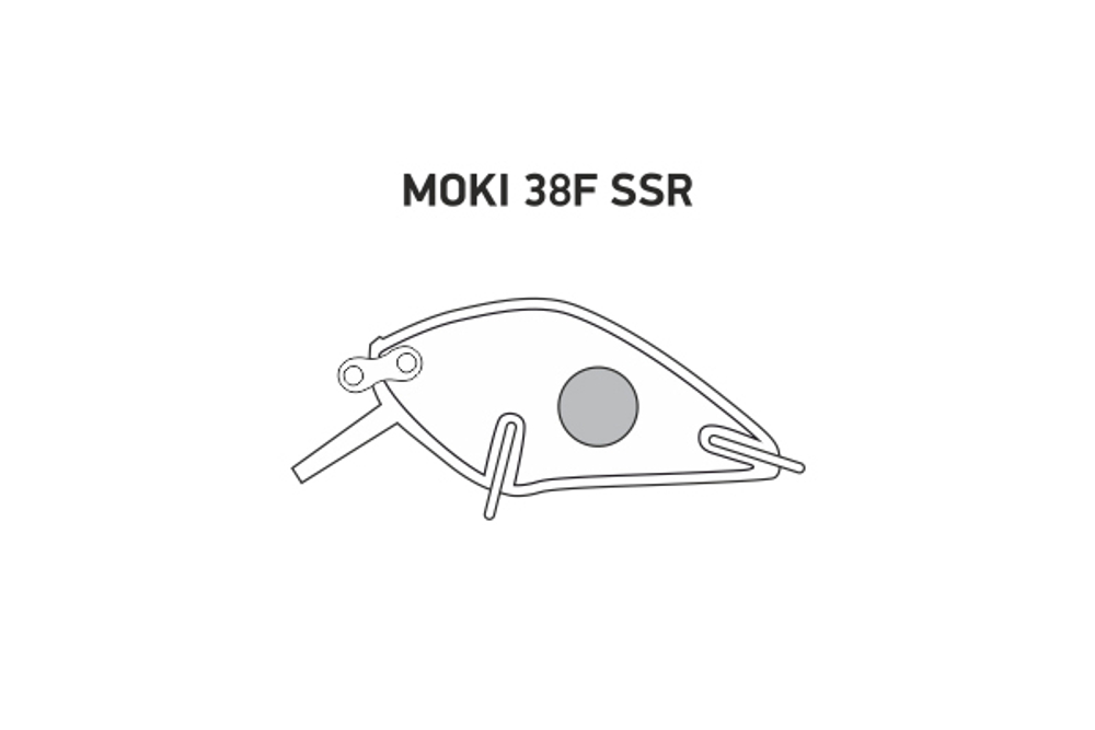 Воблер для рыбалки MOKI 38F SR-078 4,5 г., плавающий