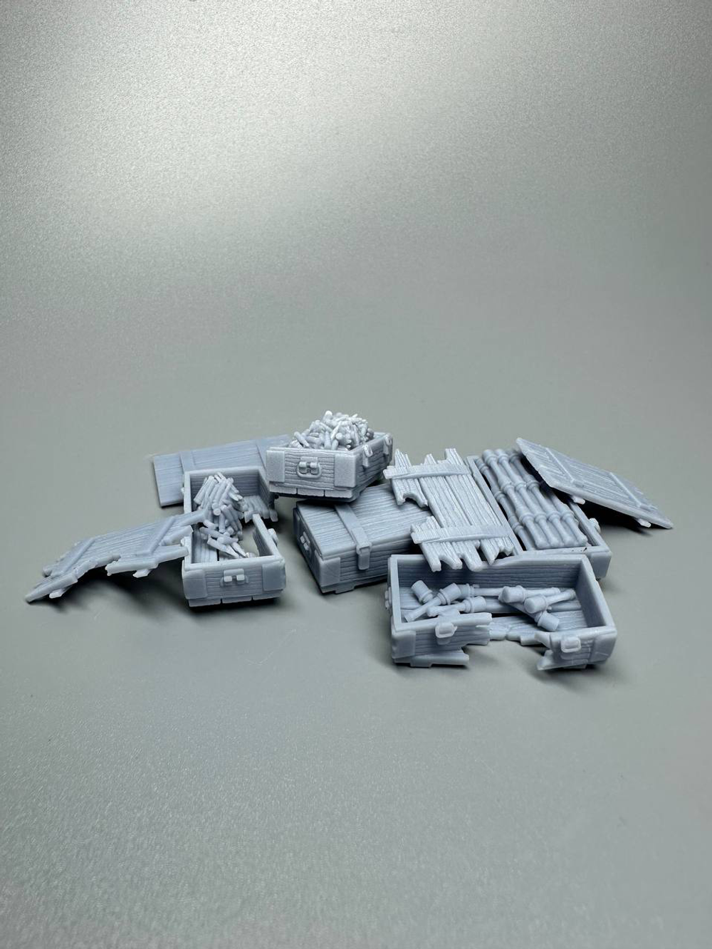 Ящики с боеприпасами для диорам, 1:35