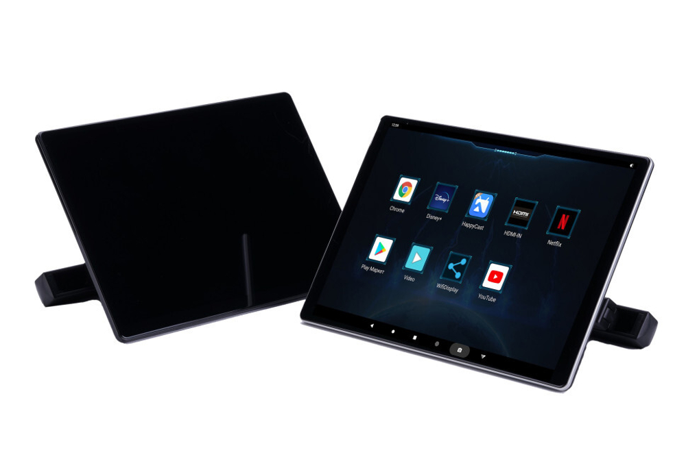 Монитор на подголовник - ERGO ER1360AN с сенсорным экраном 13” (IPS 2K 2880х1920, Android, 8+128Gb,4G +out) черный