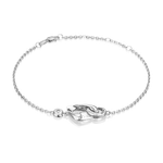 Браслет «Настроение» из белого золота с натуральными топазами white