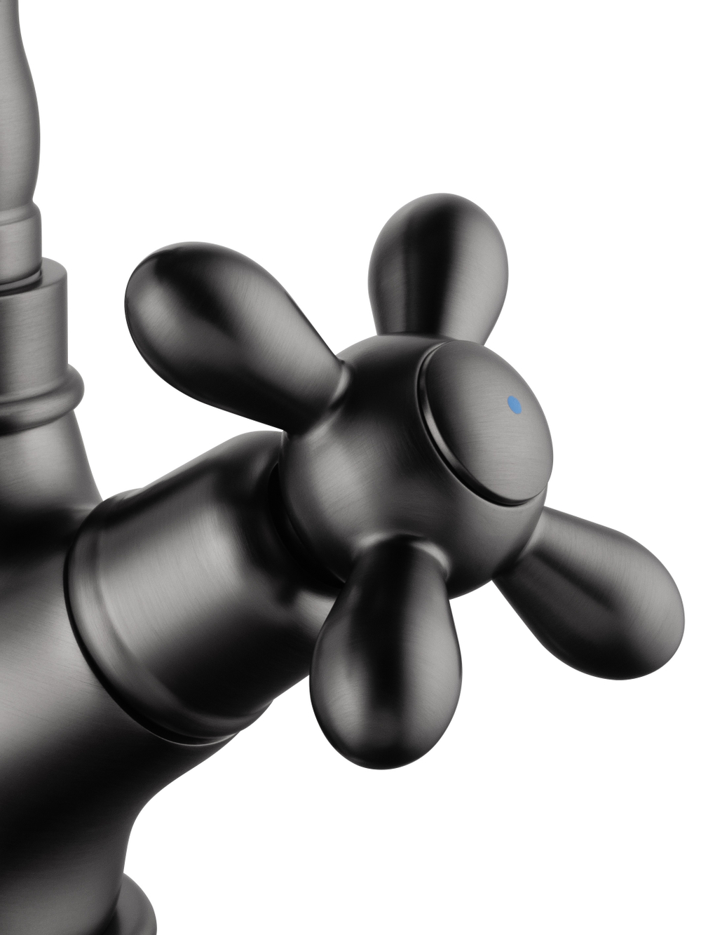 Смеситель для раковины WONZON & WOGHAND RETRO, Темный графит (WW-88139020-BGM)