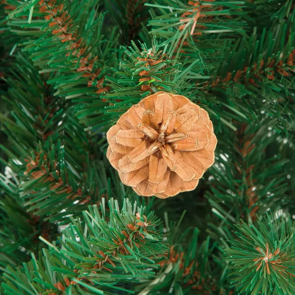 Искусственная елка Лапландия с шишками 300 см., мягкая хвоя, ЕлкиТорг (12300)