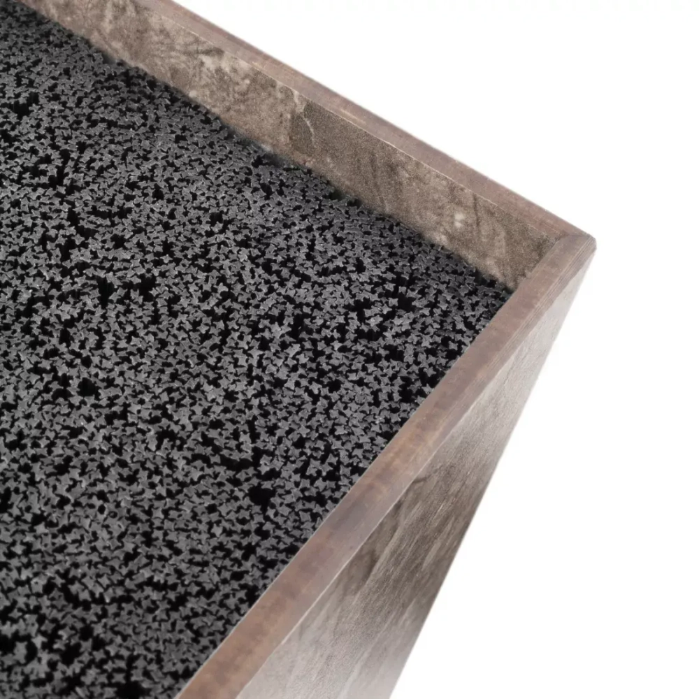 Подставка для кухонных ножей 10х10х23см ComposeEat Everyday мрамор коричневый