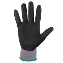 Перчатки из полиэфира с микронитриловым покрытием Jeta Safety размер L