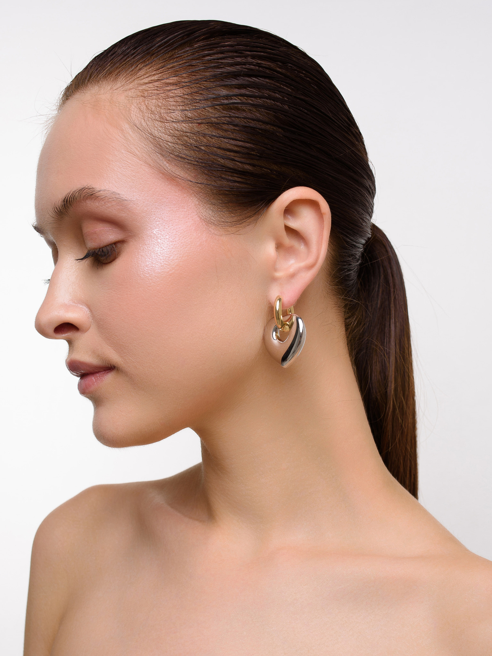 Серьги "Glide" Bicolor