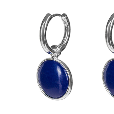 Серьги Fiore Luna NATURAL LAPIS LE1116 BL/S