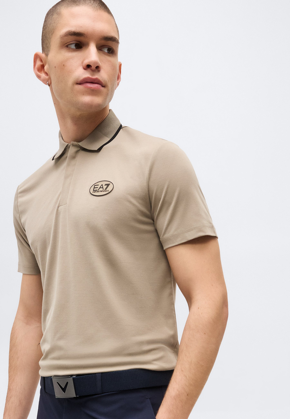 EA7 Emporio Armani GOLF PRO - Футболка-поло - Бежевый