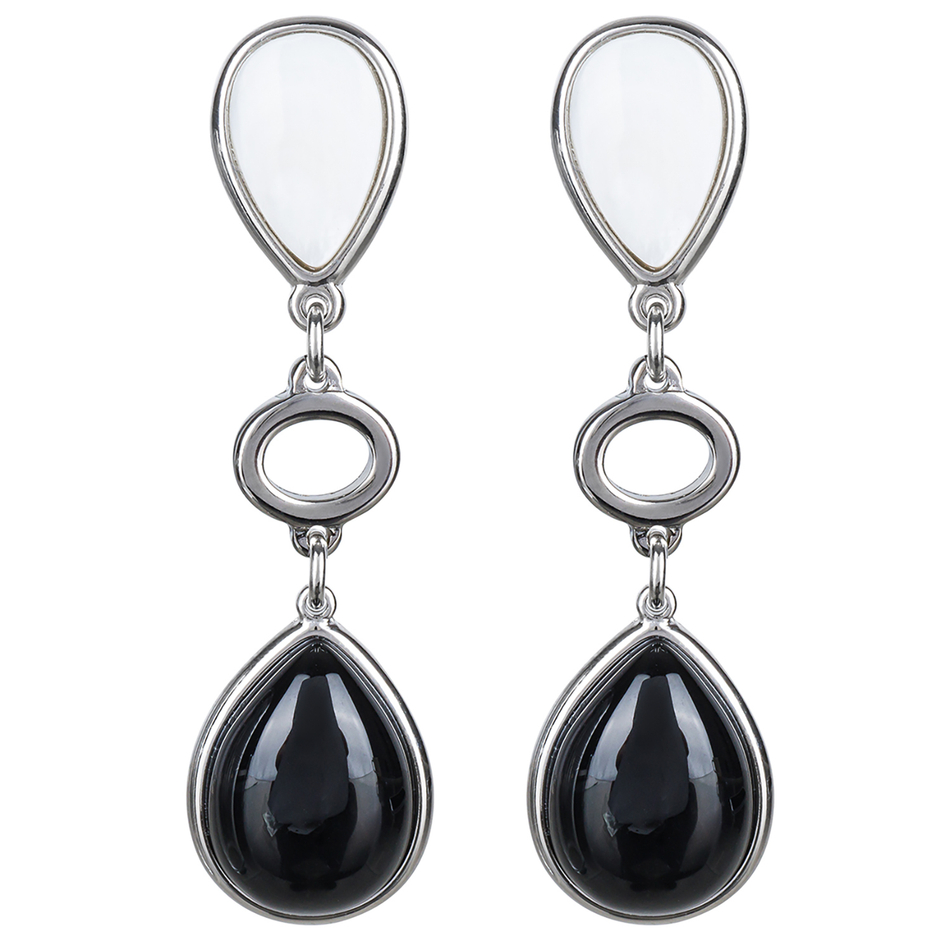 Серьги Possebon Madre, Agata Preto A0585.1.4 S