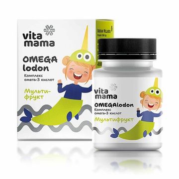Омега-3 комплекс (мультифрукт) Vitamama OMEGAlodon