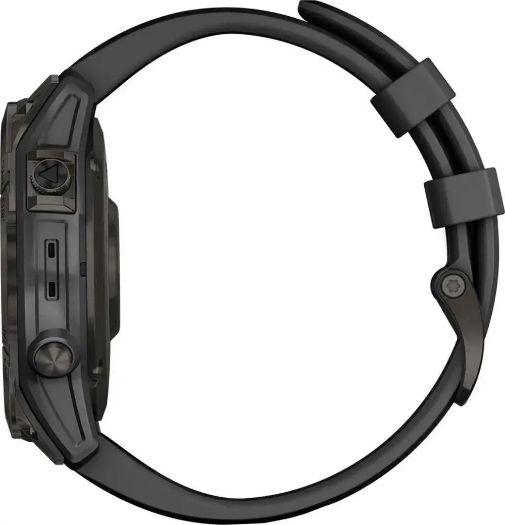 Умные часы Garmin Fenix 7 Sapphire Solar, серый