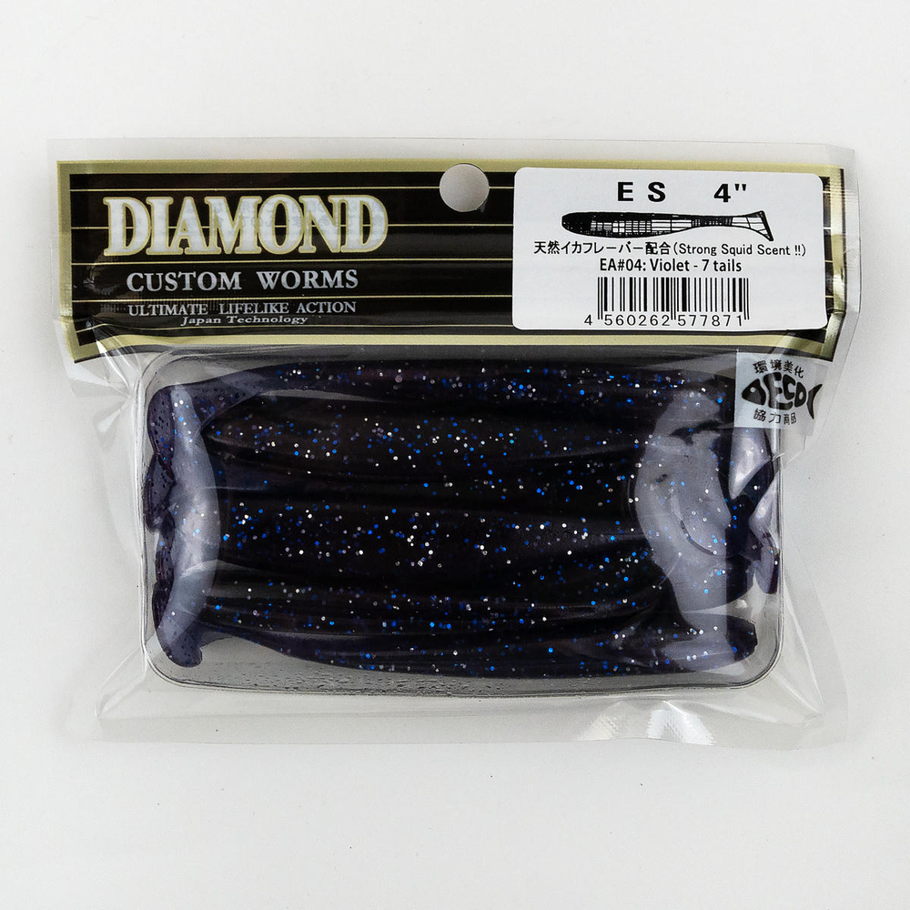 Силиконовая приманка DIAMOND ES 4" (7шт/уп)