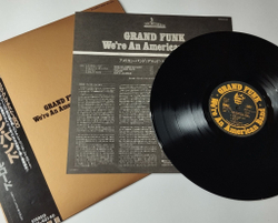 Винтажная виниловая пластинка LP Grand Funk We are An American Band (Japan 1979) (Obi) Walk Like A Man