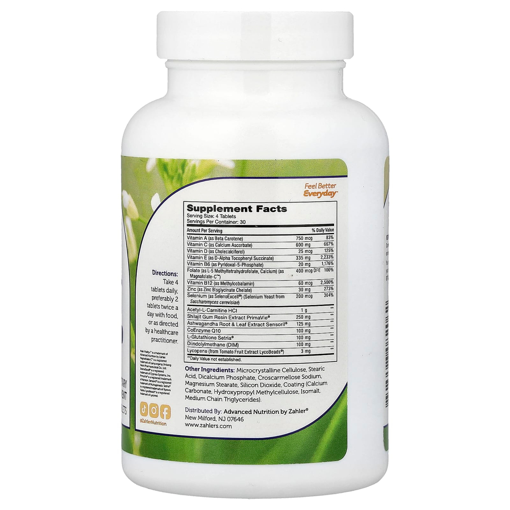 Zahler, Male Vitality+™, 120 таблеток