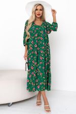 Платье Серенада (зеленый)-54р-р Р11-1044/20 Nikol