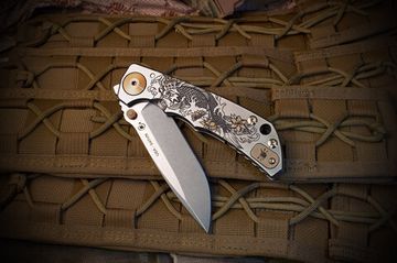 Нож Spartan Blades Harsey KOI, сталь S45VN, рукоять - серый титан