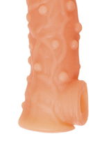 Насадка Kokos с дополнительной стимуляцией телесная 12 см