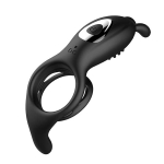 Эрекционное кольцо на пульте ДУ Secwell Rabbit Cock Ring SW1003