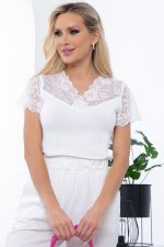 Блуза "Мечта кокетки" (белая) Б8599 LT Collection (Акция)