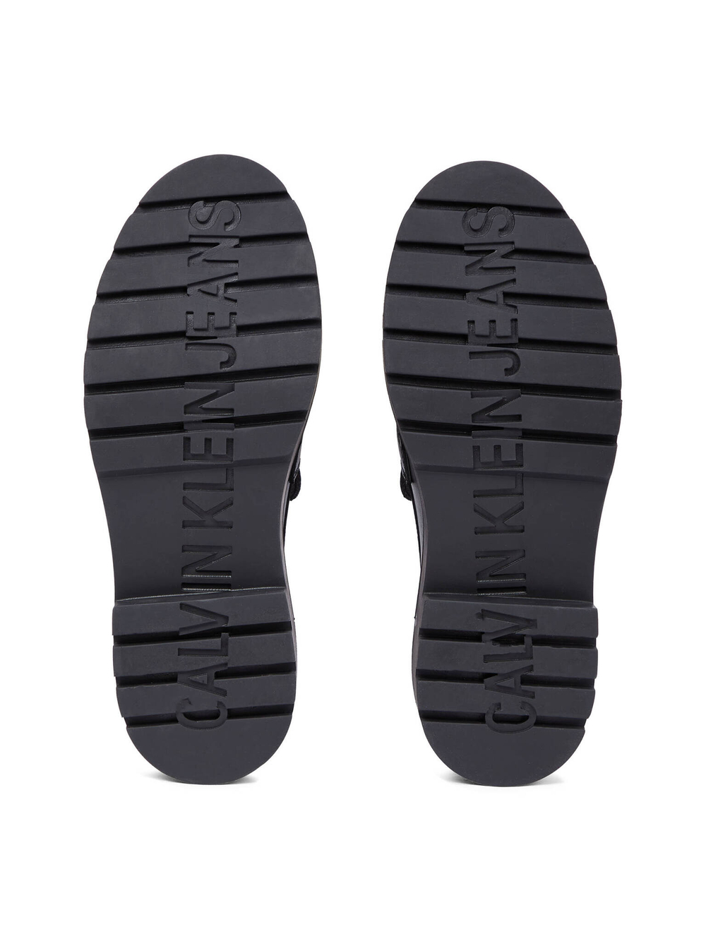 Кожаные лоферы CALVIN KLEIN JEANS - черный(YW0YW01682)