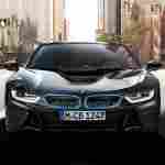 Детский электромобиль "BMW i8" 6V, черный