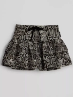 Юбка-шорты питоновая спортивная для девочки