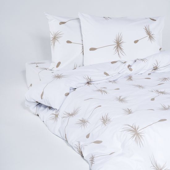 Простыня на резинке  Fiori 4,  160x200х30 , ранфорс  DOMTEKC