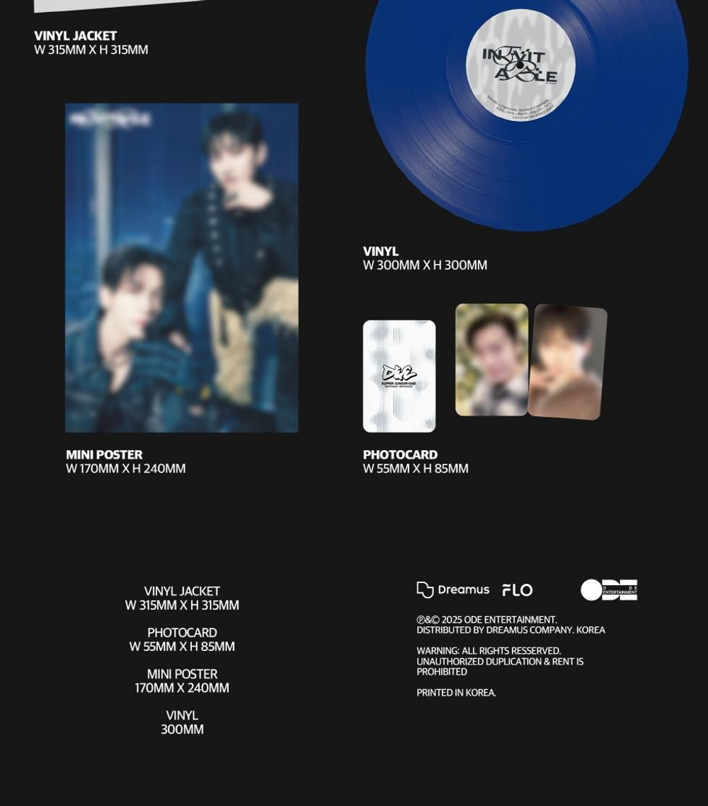 Альбом SUPER JUNIOR D&E - INEVITABLE 6th Mini Album LP Version