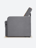 Кресло-кровать "Миник" с подлокотниками Dream Grey, купон Хаски