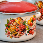 Набор кастрюль "Малиновое варенье" (2л, 3л, 4л)