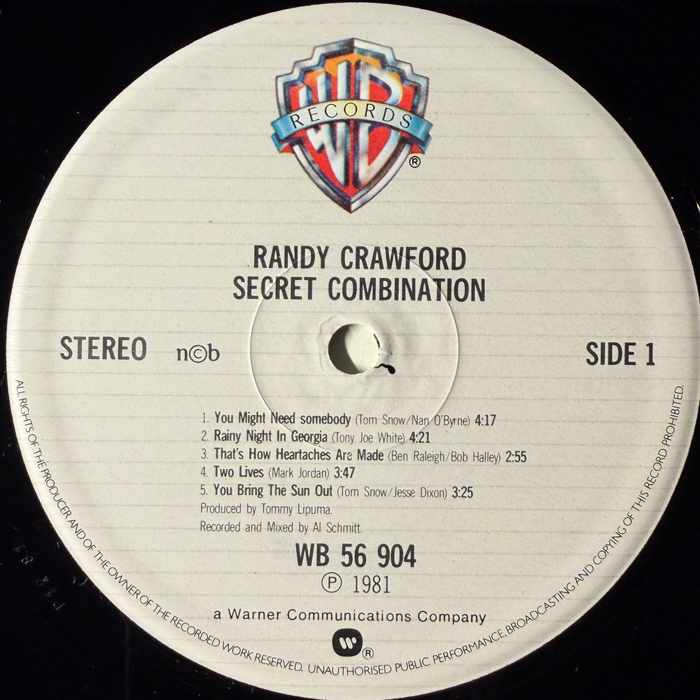 Randy Crawford ‎– Secret Combination (Скандинавия 1981г.) Т