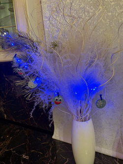 Новогодняя гирлянда своими руками "Новогодний венок"