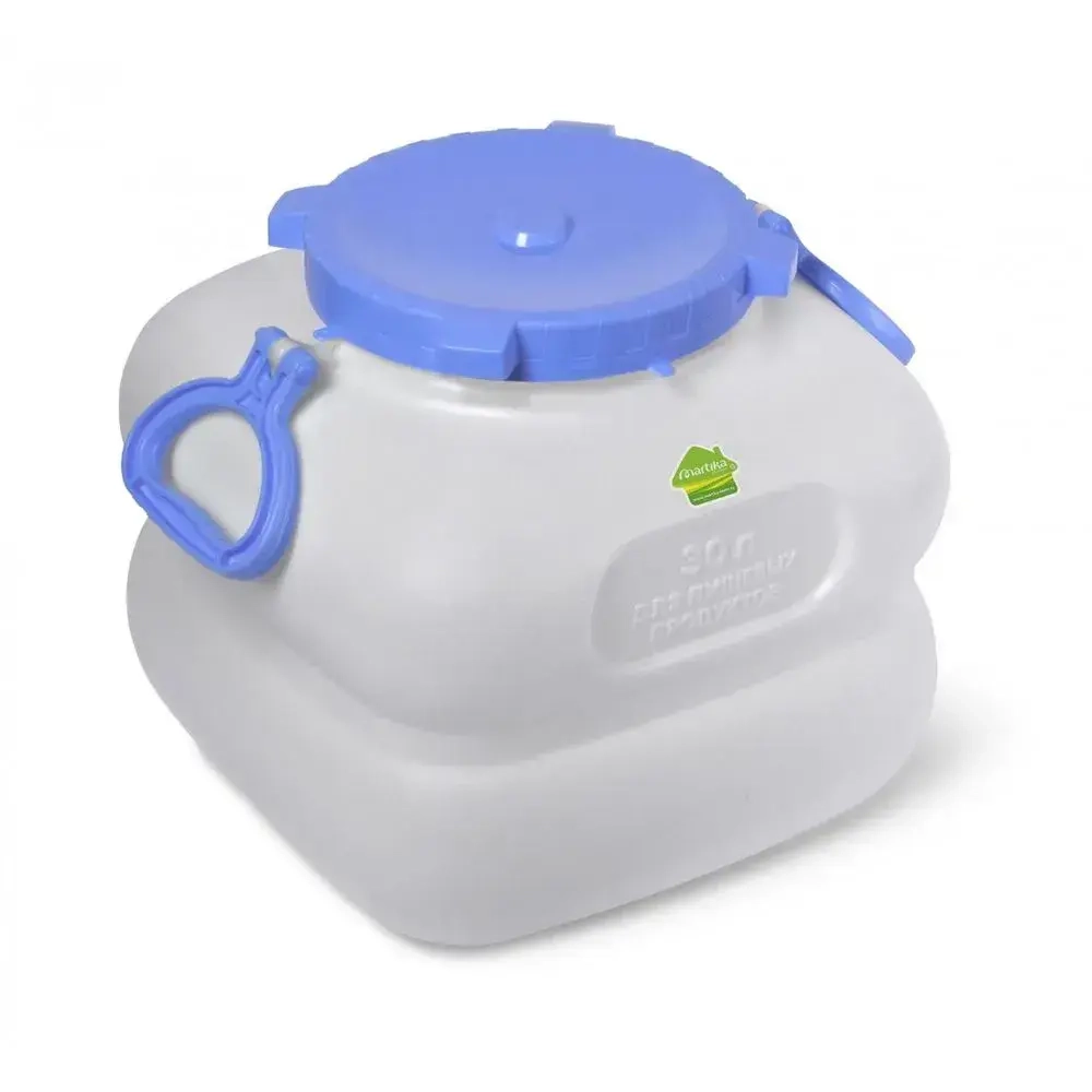 Фляга Гранде 30л с ручками белая С909БЕЛ