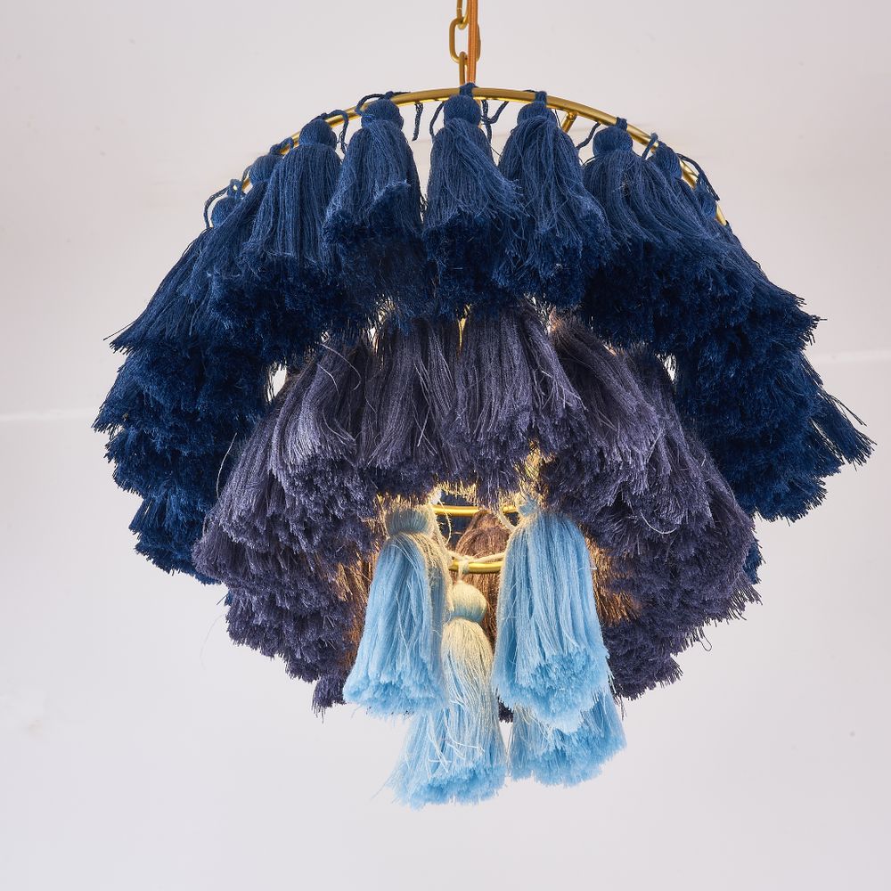 Подвесной светильник TASSEL Синий