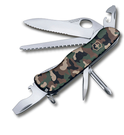 Нож Victorinox Trailmaster One Hand, 111 мм, 12 функций, камуфляжный