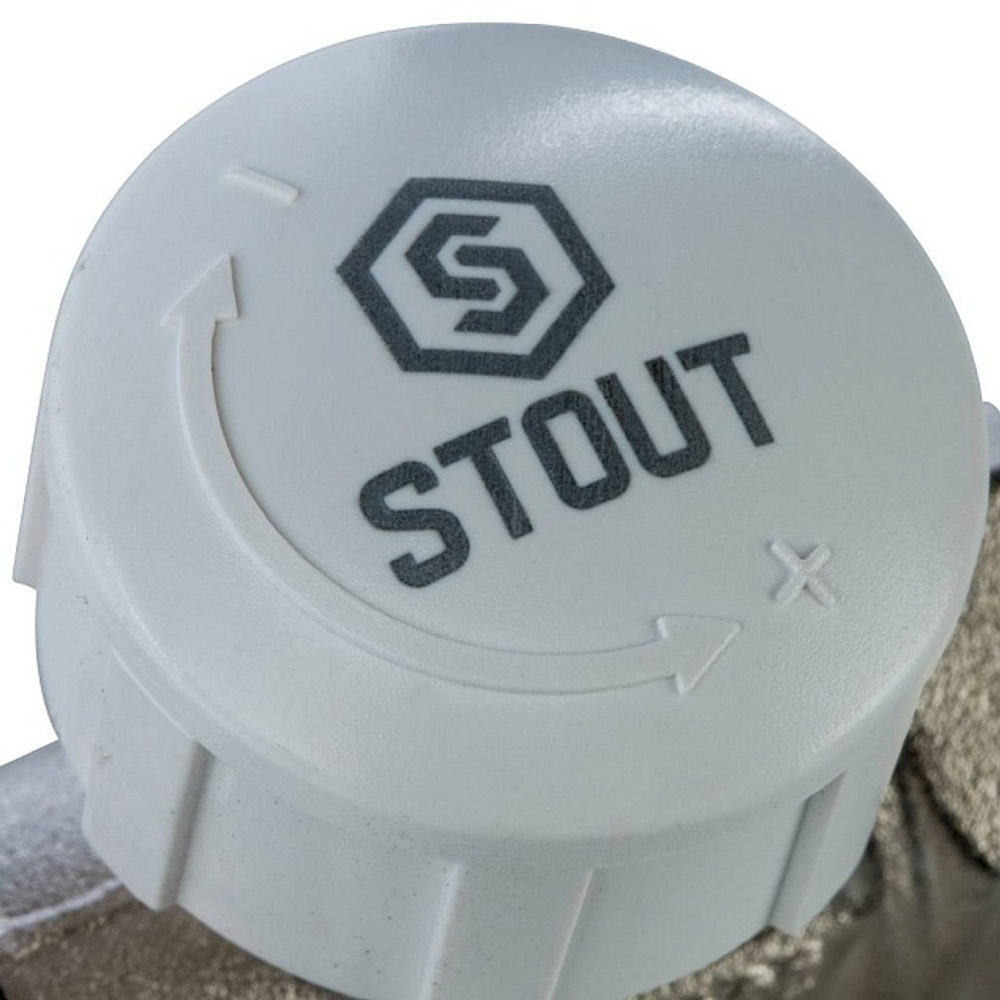 STOUT Клапан термостатический прямой 1/2"