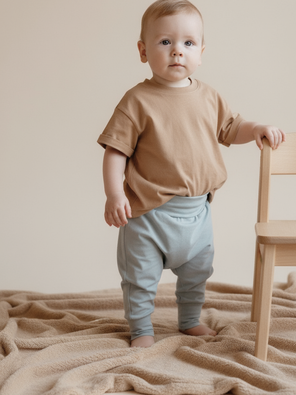 Ползунки для новорожденного мятный