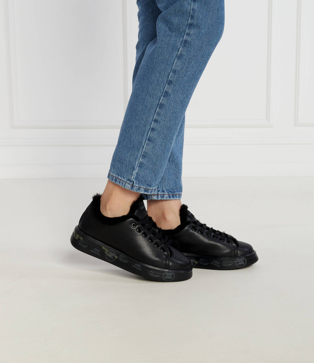 Кожаные кроссовки belle Premiata - черный(BELLE)