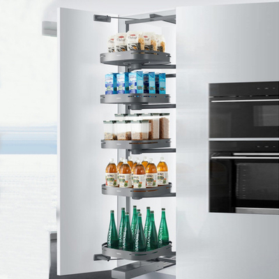 Высокая корзина с турбийоном, 555x545x(1420-1720) мм, 4 уровня