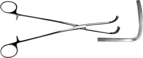 ТМ- З-124 Зажим эластичный для пищевода, детский, 200 мм (НОВОЕ ИСПОЛНЕНИЕ)