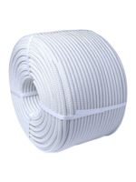 Фал плетеный Петроканат полиамидный ТУ 15-08-333-89, 4,0 мм, 500 м, белый, бобина