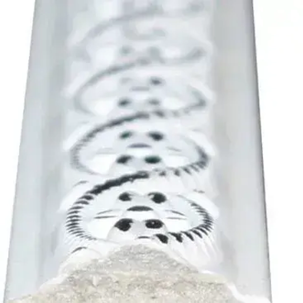 Багет интерьерный 2 шт. декоративный профиль 15*5*1200 Белый с золотом "Афины" (ПИ15А)