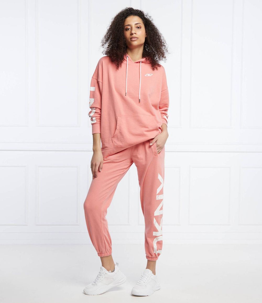 Худи exploded crackle log DKNY Sport - коралловый (DP1T8461)